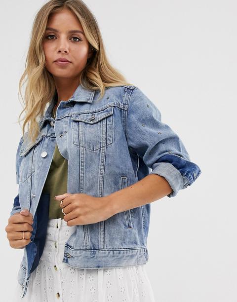 diamante denim jacket