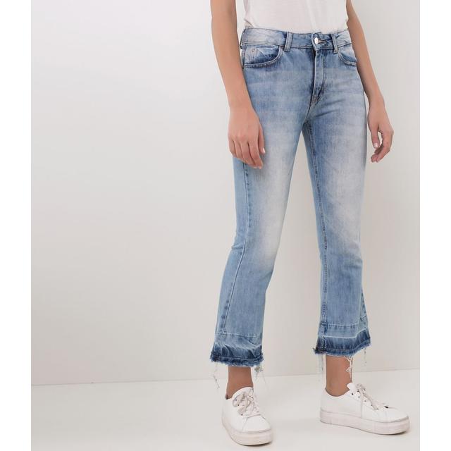 calça flare jeans renner