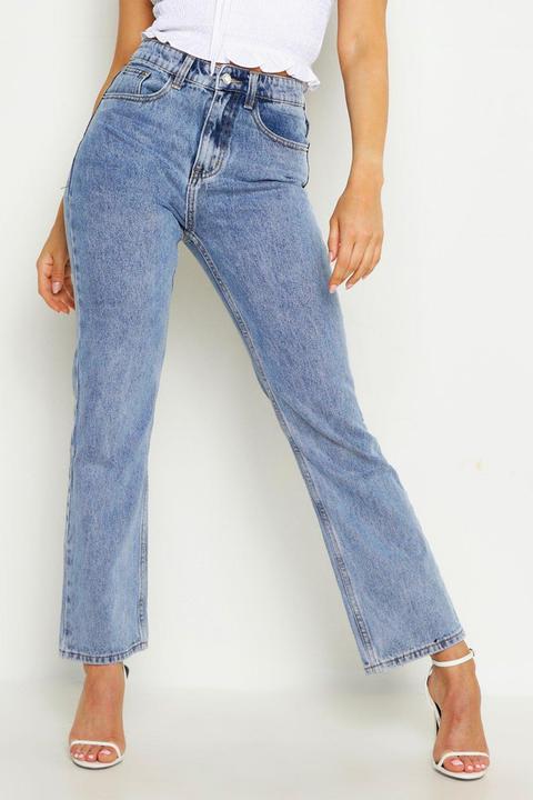 Womens High Rise Mom Jean - Blue