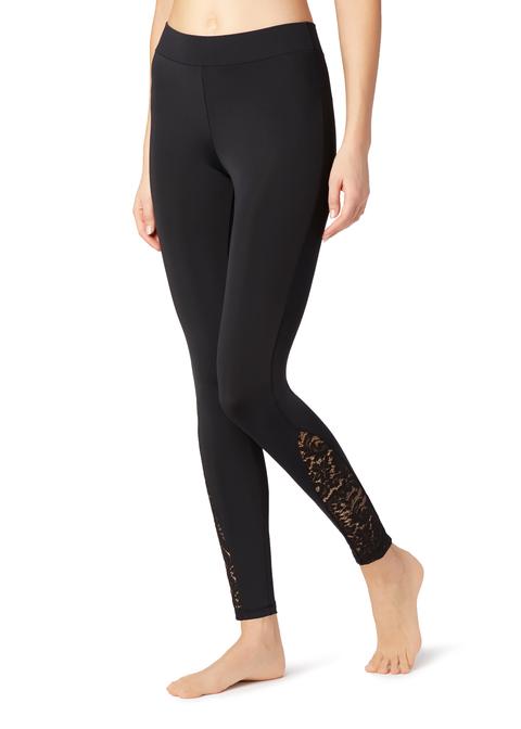 Leggings Con Inserto Pizzo