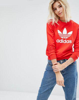 Adidas Originals - Felpa Con Logo A Trifoglio