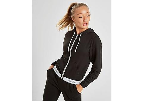 Calvin Klein Underwear Full Zip Hoodie - Black