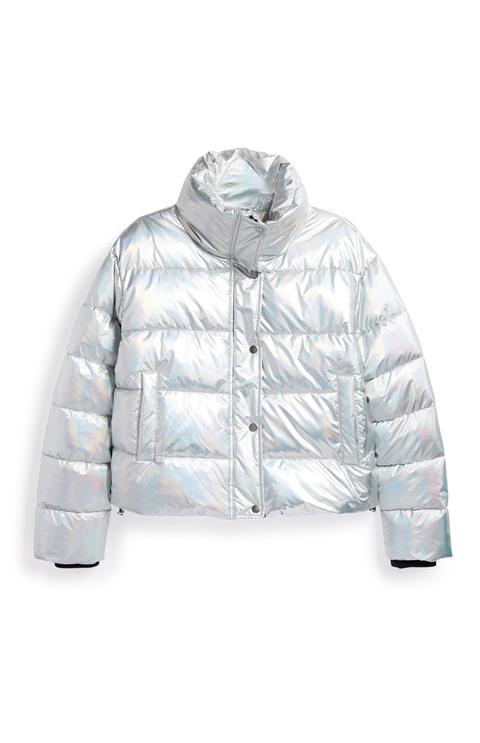 Silver hot sale holographic jacket