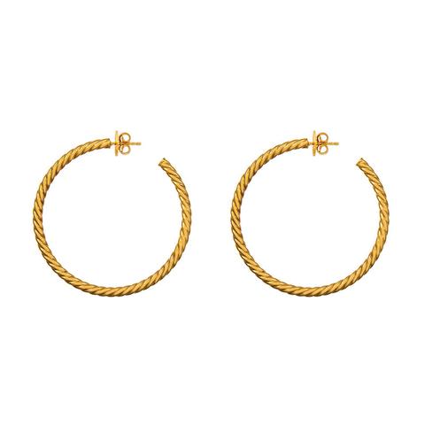 Pendientes Aro Grande Plata from Aristocrazy on Buttons