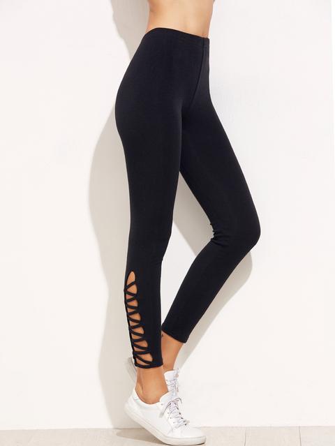 Leggings Con Caviglie Cut Out