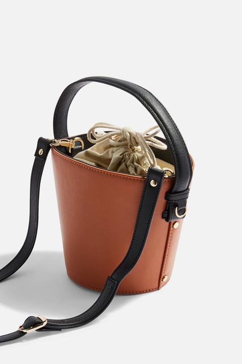 Topshop discount tan bag