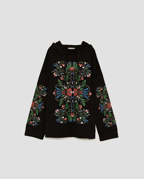 Sudadera Capucha Estampada