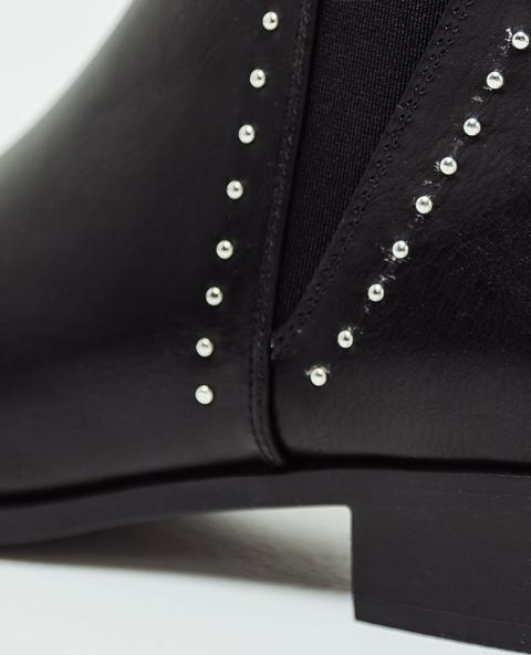Bottines En Faux Cuir