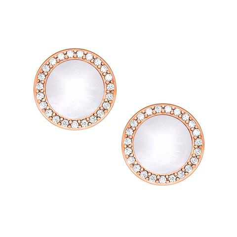 Shell Arielle Boucles 18k Rose Gold Plaqué