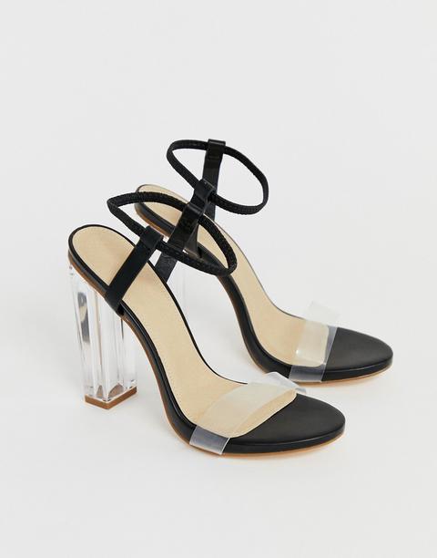 transparente high heels asos