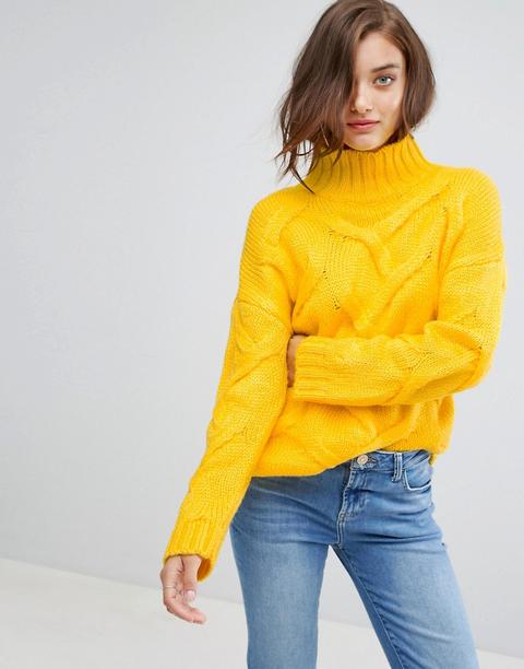 Boohoo - Maglione A Trecce - Giallo