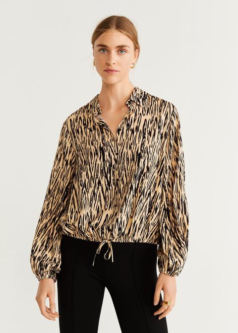 Camisa Estampado Leopardo