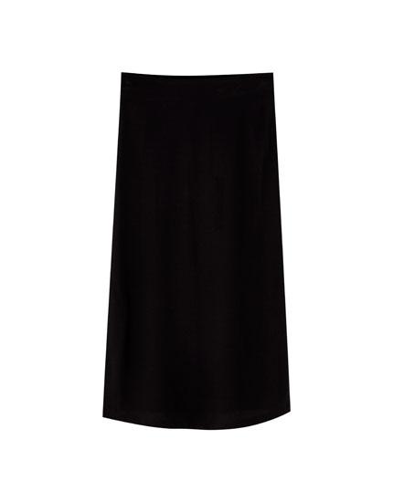 Falda Midi Cintura Elástica