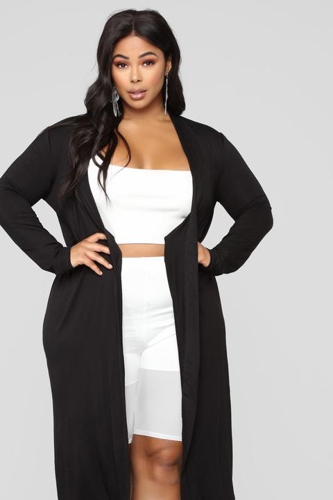 Come Get It Bae Cardigan - Black