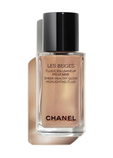 Chanel Sheer Fluid Highlighter For A Luminous Healthy Glow - For Face And Body - Colour Sunkissed