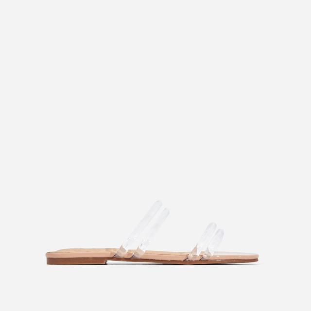 perspex sandals flat