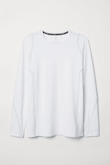 H & M - Maglia Sportiva - Bianco