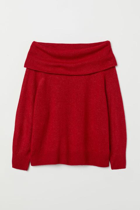 H & M - H & M+ Pullover In Maglia - Rosso