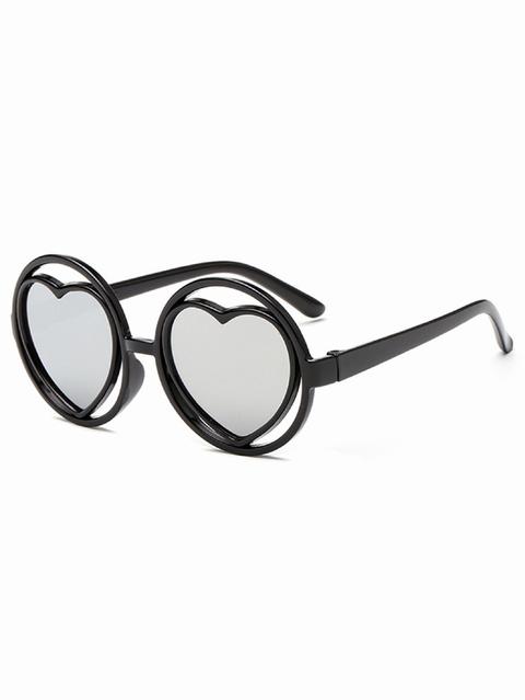 Occhiali Da Sole A Forma Rotonda Di Occhiali Da Sole A Forma Di Cuore A Forma Di Specchio