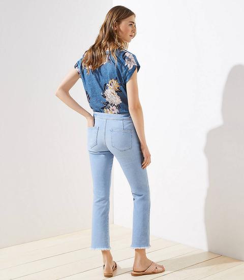 Sailor Flare Crop Jeans In Vivid Indigo 