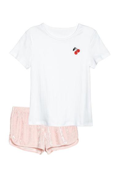 Pigiama Maglietta E Shorts