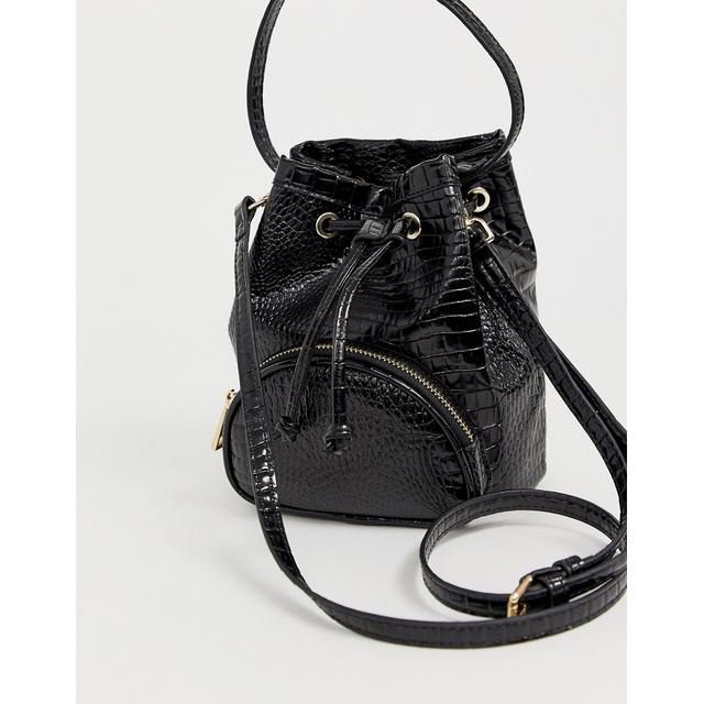 croc bucket bag