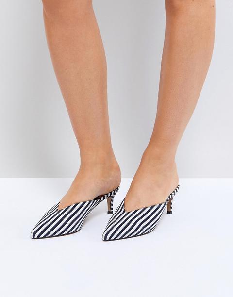 Asos - Sandy - Sabot Con Tacco Medio - Multicolore