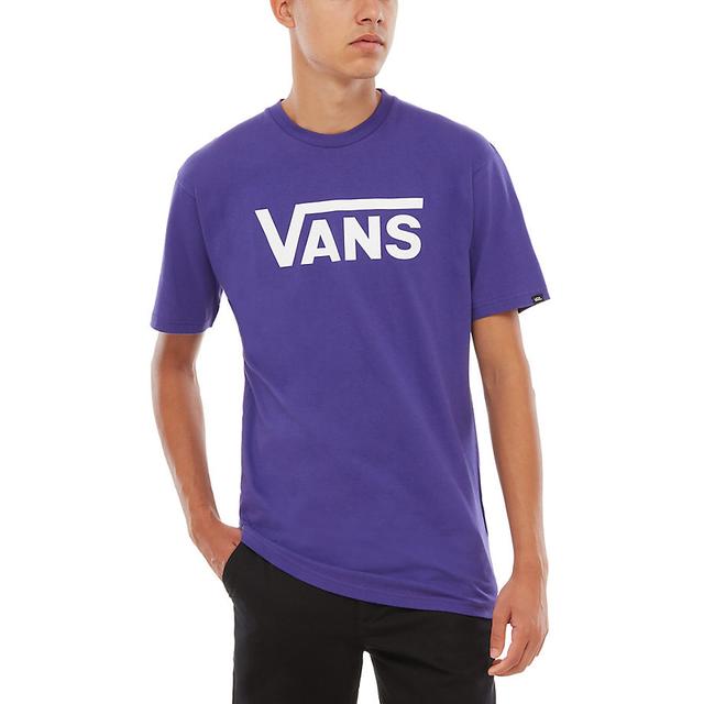 purple and white vans shirt