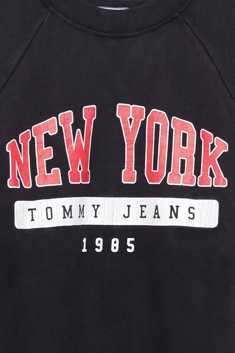 Tommy Hilfiger Oversized New York Black Sweatshirt