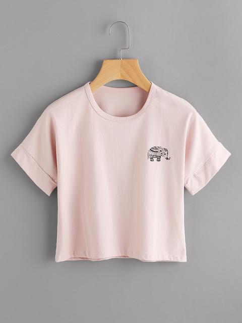 Elefante Stampa Tee