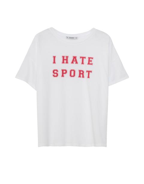 Camiseta 'i Hate Sport'