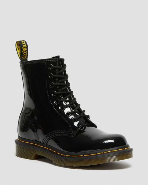 1460 Women's Patent Leather Lace Up Boots from Dr Martens on 21 Buttons