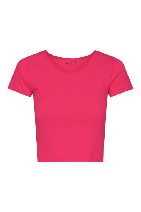 T-shirt Corta Fucsia from Tally Weijl on 21 Buttons
