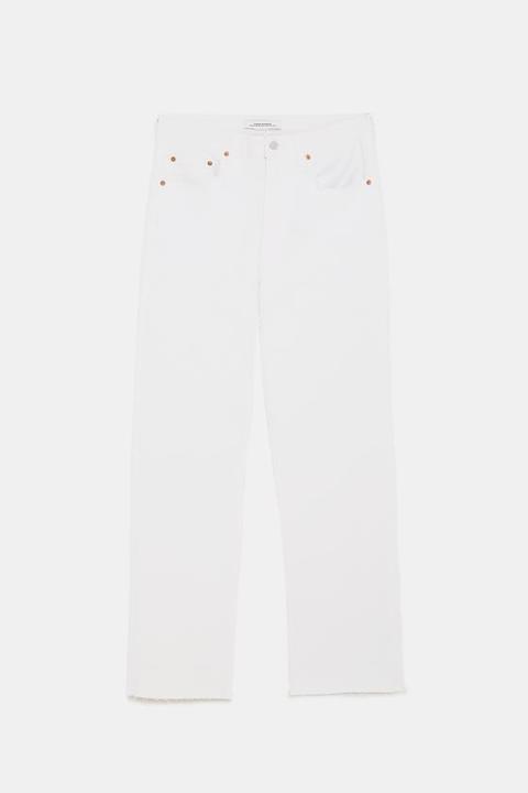 Jeans New Straight White