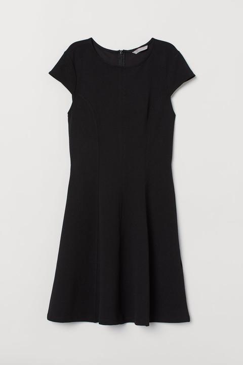 Kurzes Kleid - Schwarz - Damen