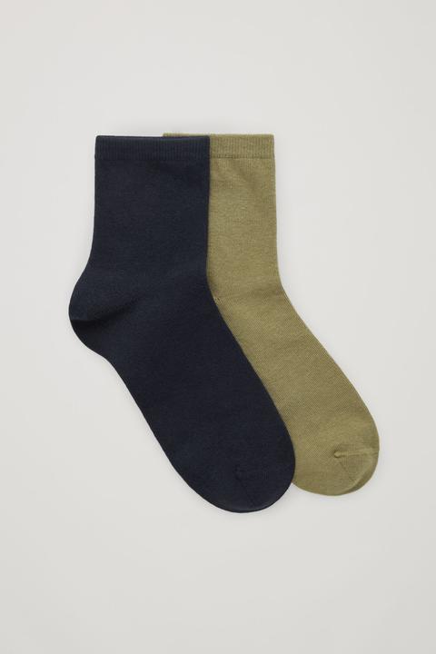 2-pack Organic Cotton Ankle Socks