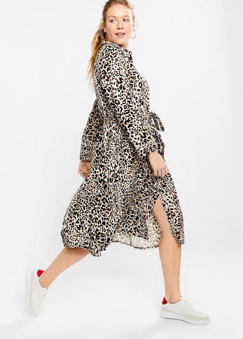 Abito Stile Camicione Animal Print