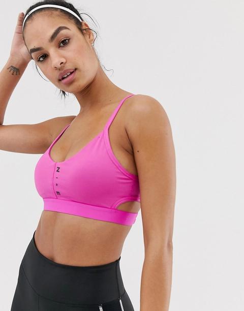 Sujetador Con Parte Posterior Cruzada En Rosa De Nike Training