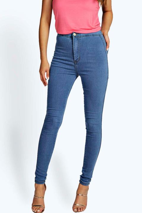 Macy High Waisted Skinny Jeans