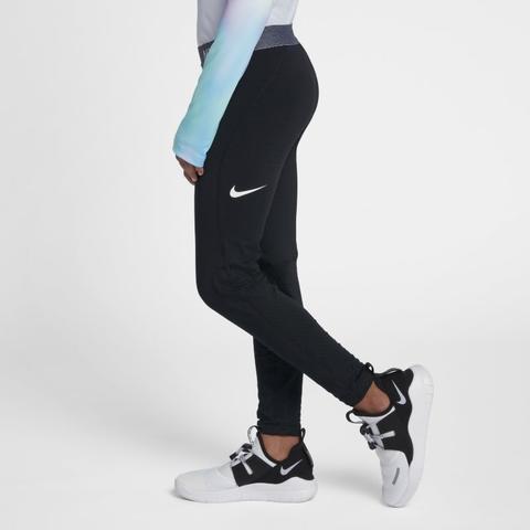 Nike Pro Warm Mallas De Entrenamiento - Niña - Negro