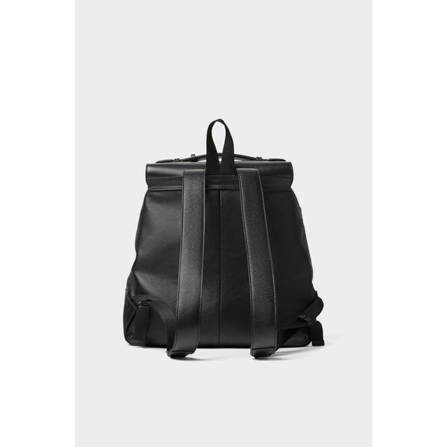 zara black backpack