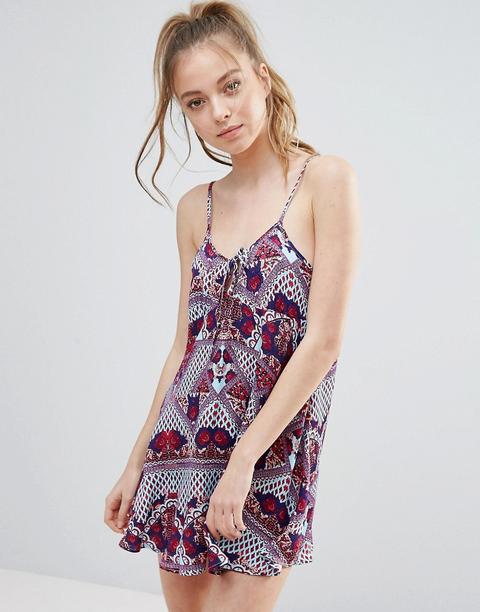 Minkpink - Slumber Party - Camicia Da Notte - Viola