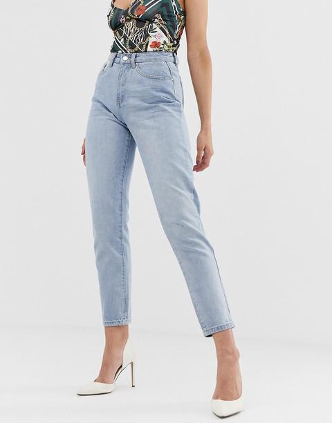 Missguided - Riot - Jean Mom - Bleu