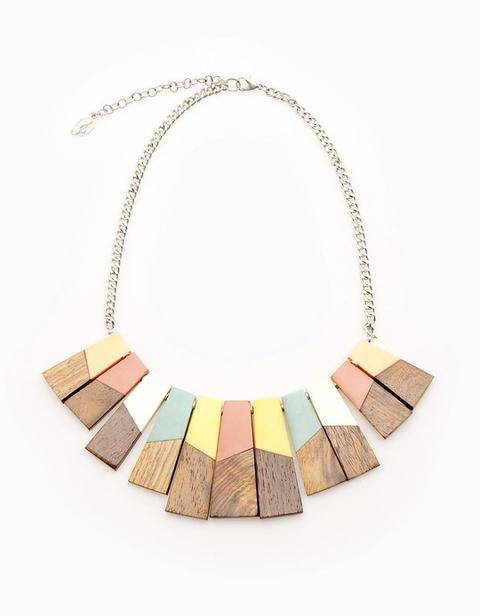 Collar Piezas Madera