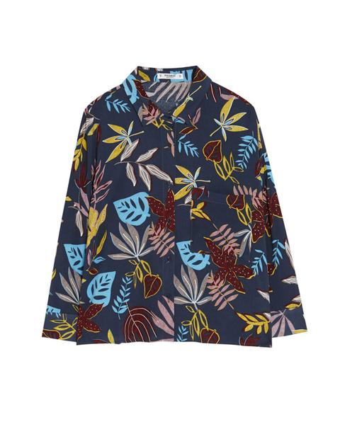 Camisa Manga Corta Print Ramas