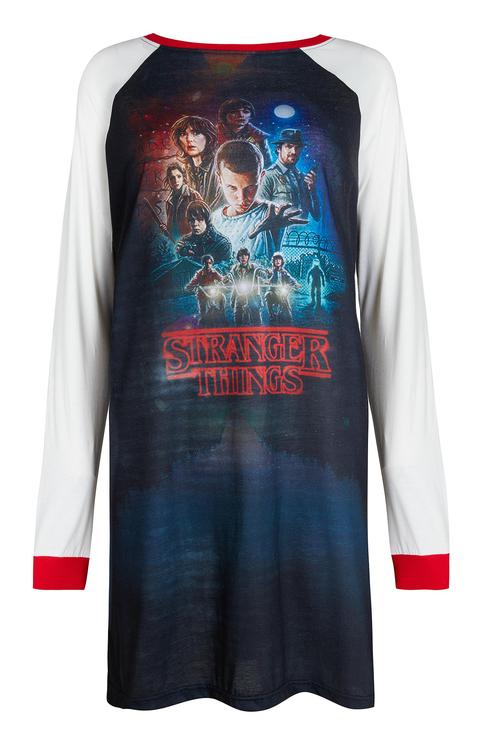 Stranger Things Long Sleeve Pyjama Dress