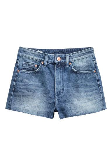 H & M - Shorts Di Jeans - Blu