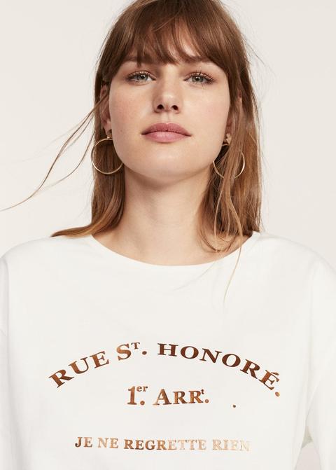 Camiseta Algodón Mensaje