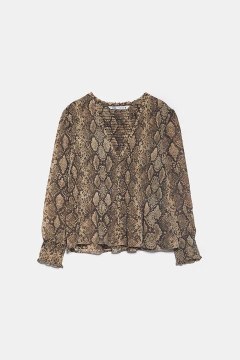 Blusa Estampado Animal