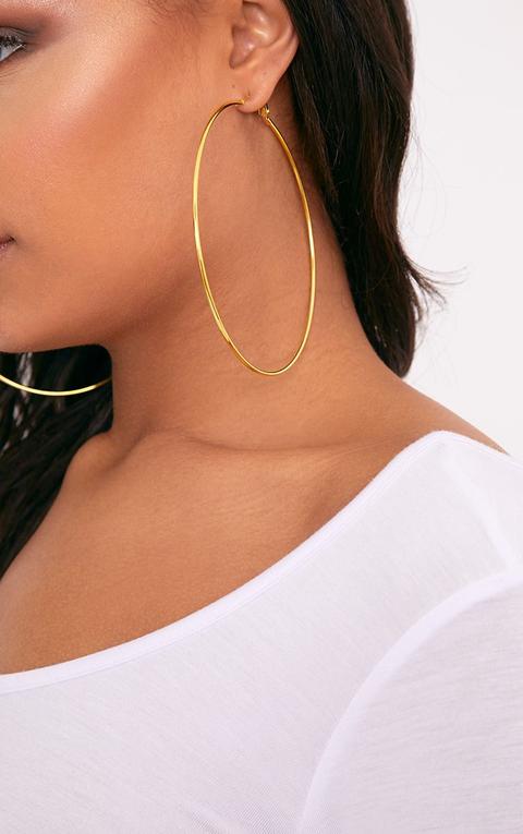 Gold Large Hoop Earrings